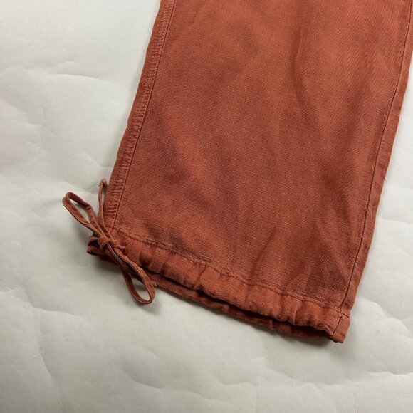 Joie Terracotta Linen Blend Relaxed Leg Lounge Pant S - Picture 7 of 7